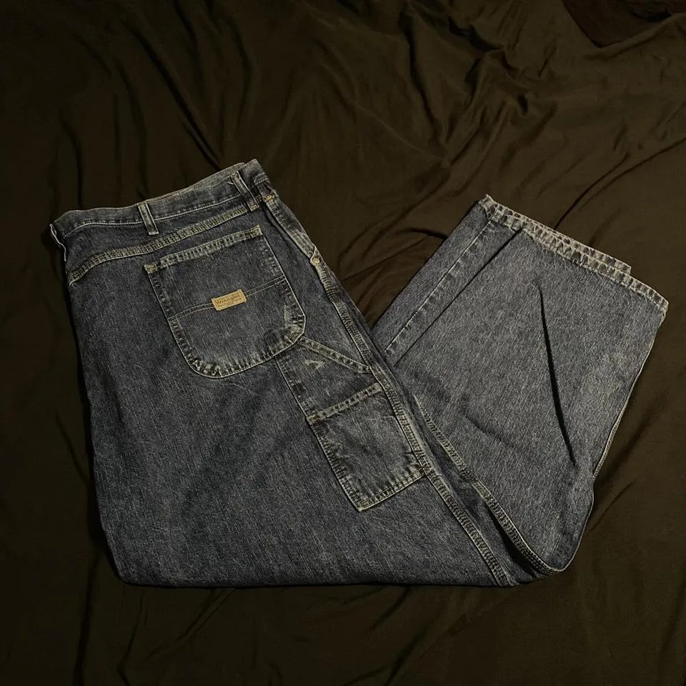 Wrangler Men's Navy Jeans