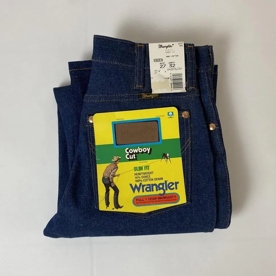 Wrangler Men's Navy Jeans