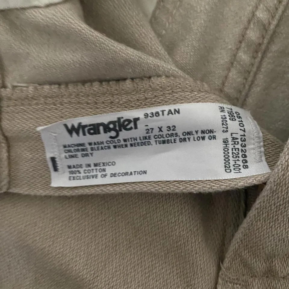 Wrangler Men's Tan Jeans