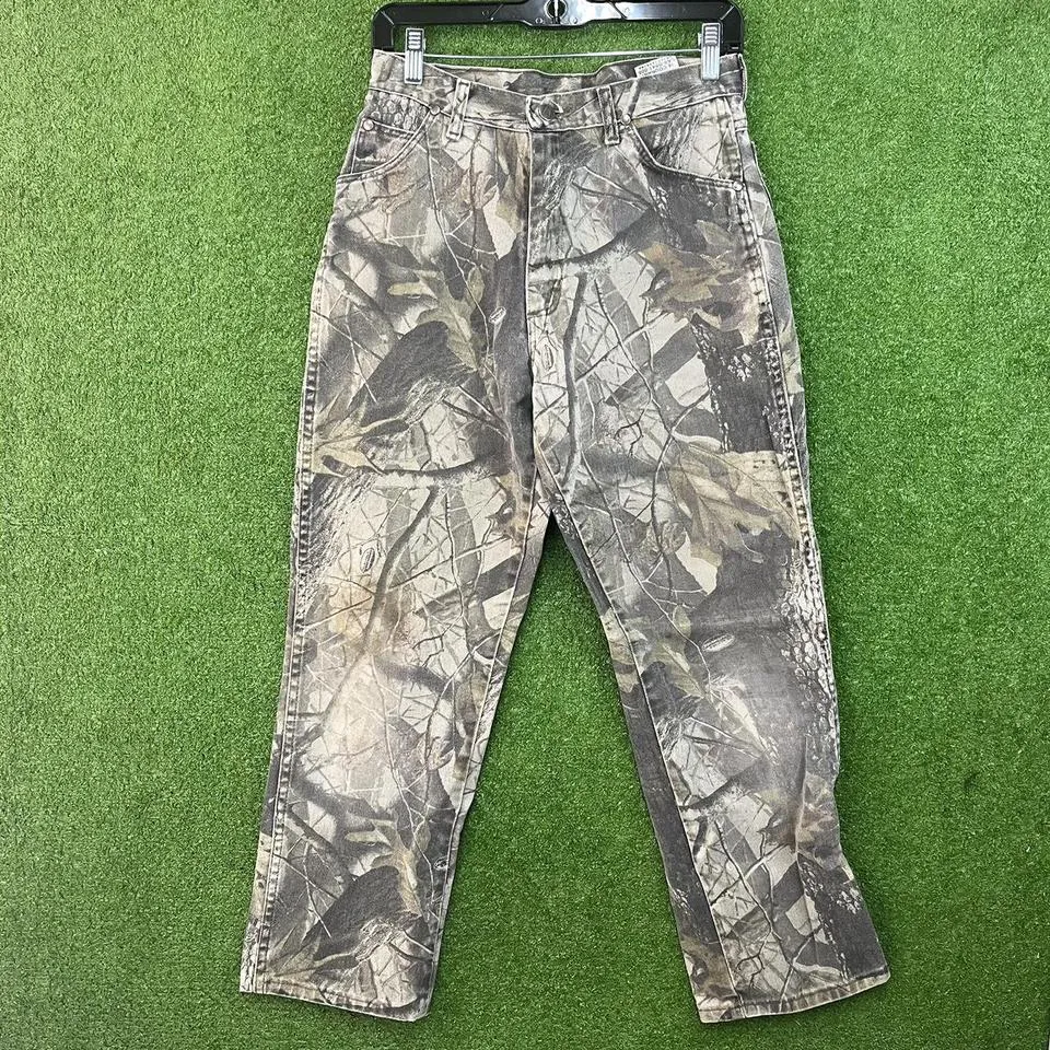 Wrangler Men's Khaki and Brown Jeans