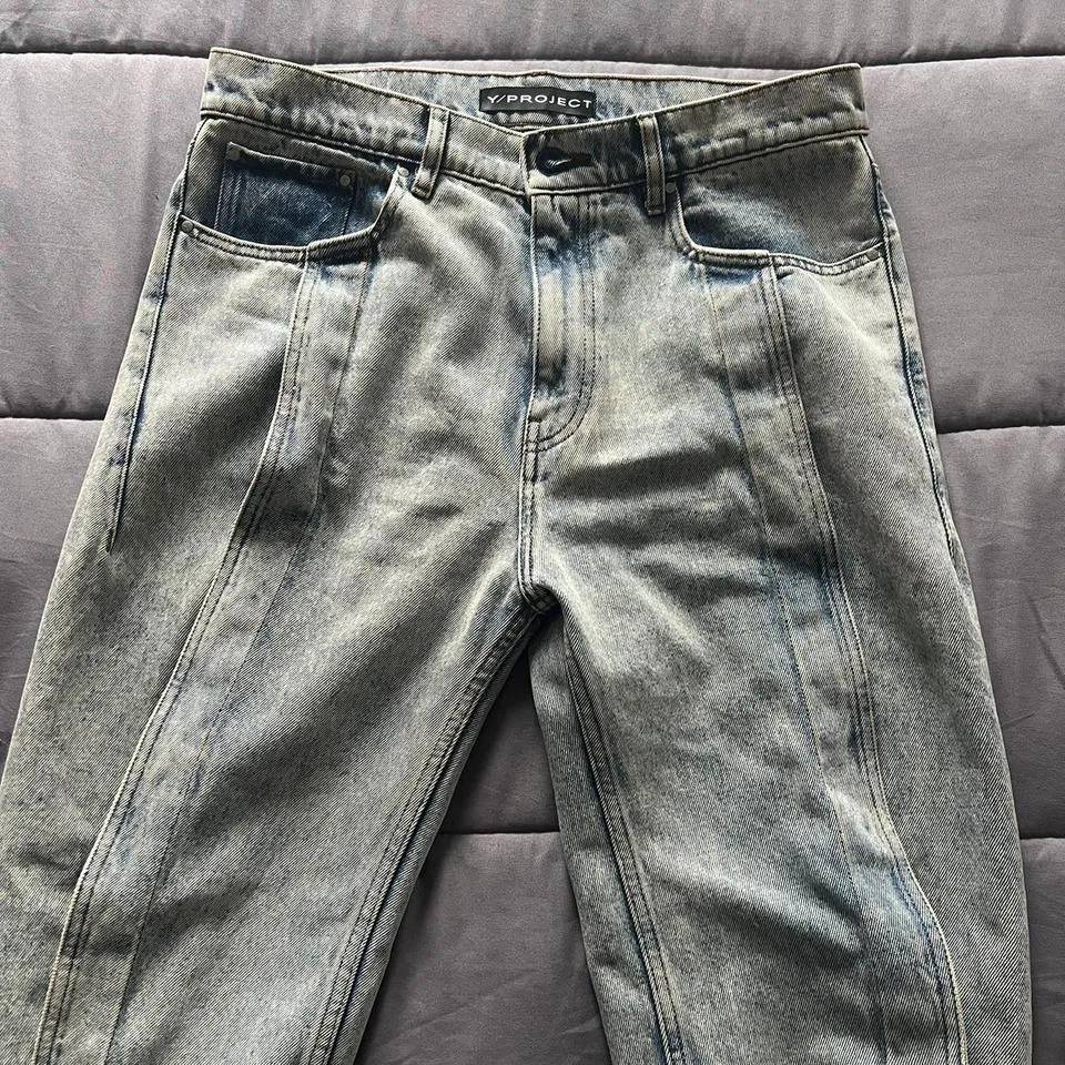 Y/Project Men's Blue Jeans