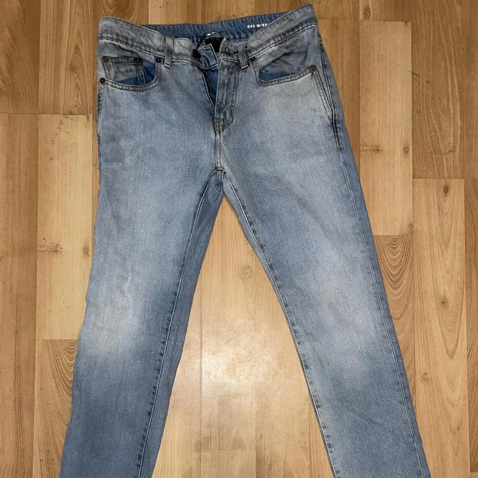 Yves Saint Laurent Men's Blue and Navy Jeans