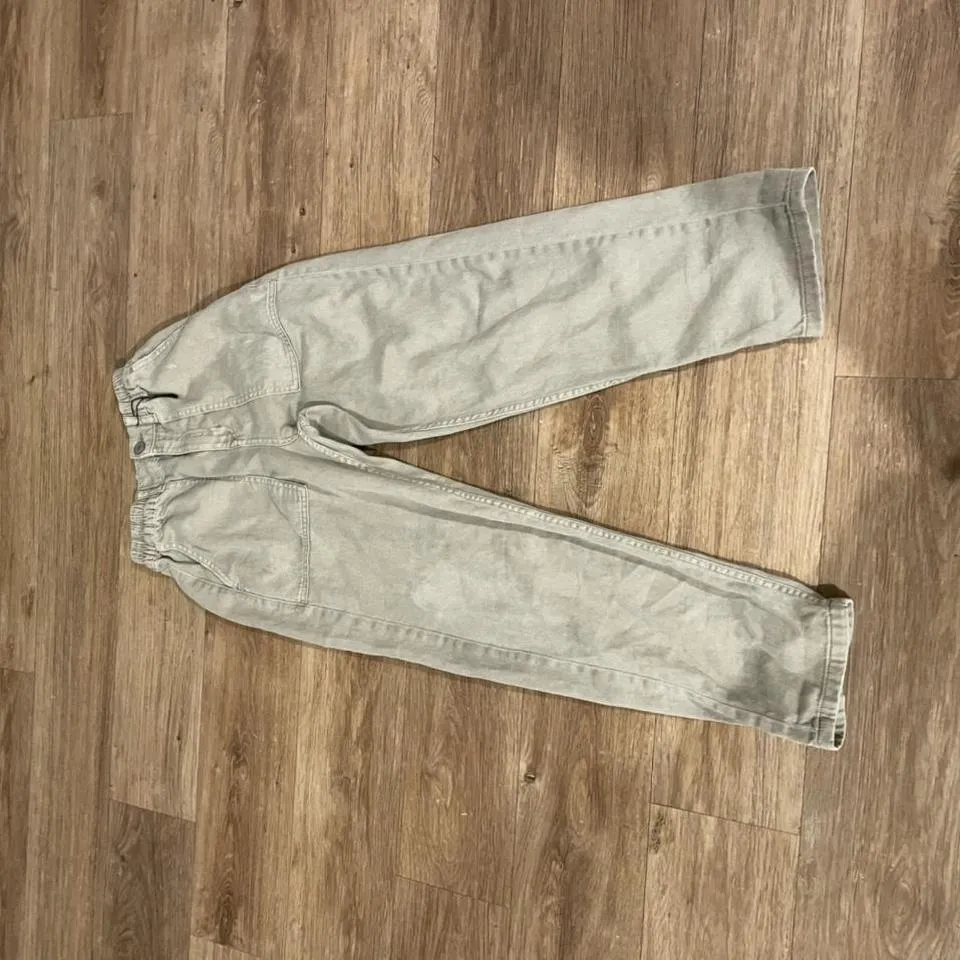 Zara Men's Cream and Tan Jeans
