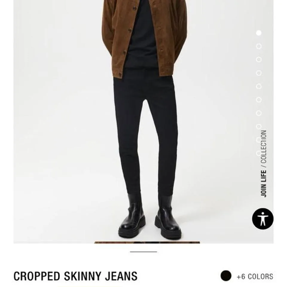 Zara Men's Black Jeans