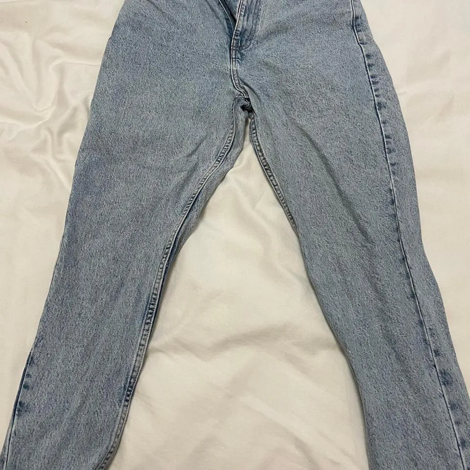 Zara Men's Grey and Blue Jeans