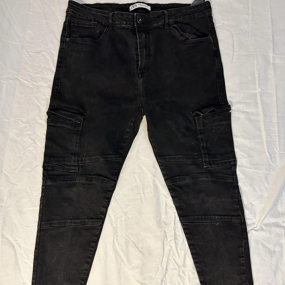 Zara Men's Black Jeans