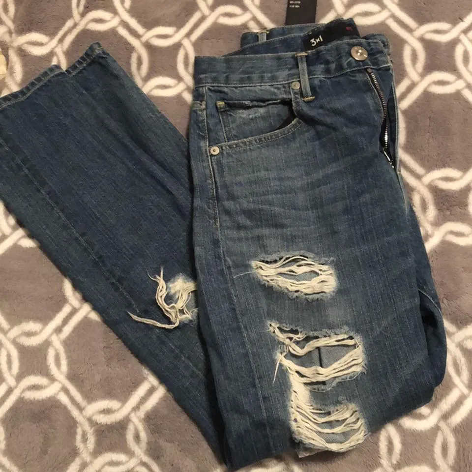 3x1 Women's Blue Jeans