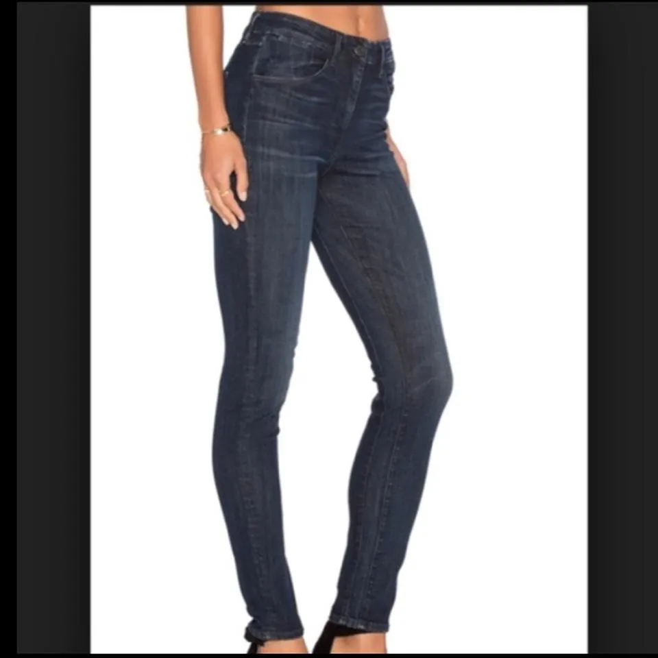 3x1 Women's Blue and Navy Jeans