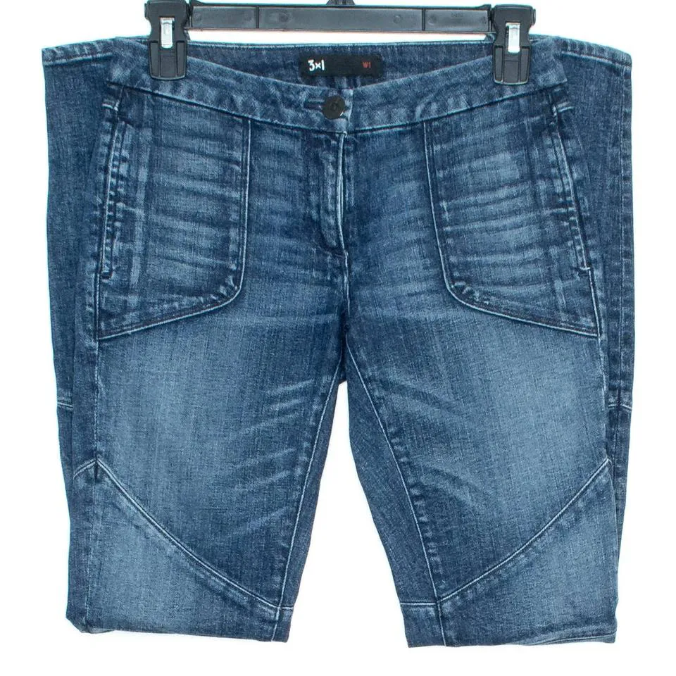 3x1 Women's Blue Jeans