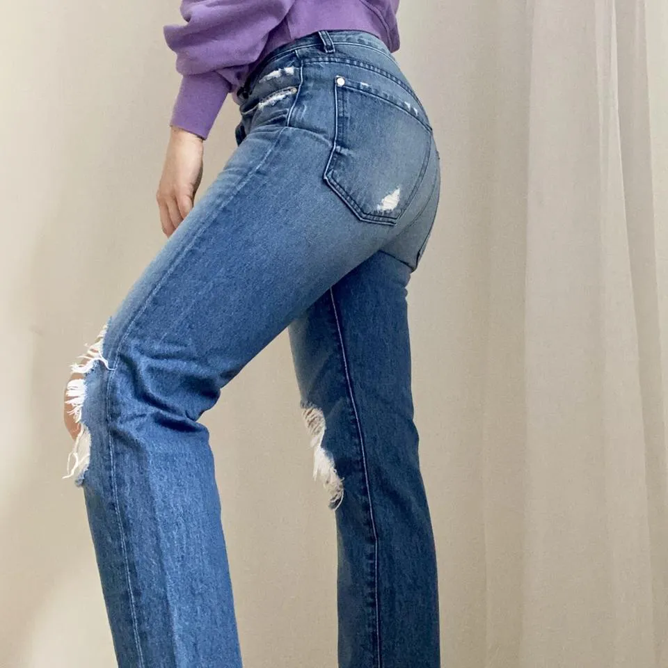 7 For All Mankind Women's Blue Jeans