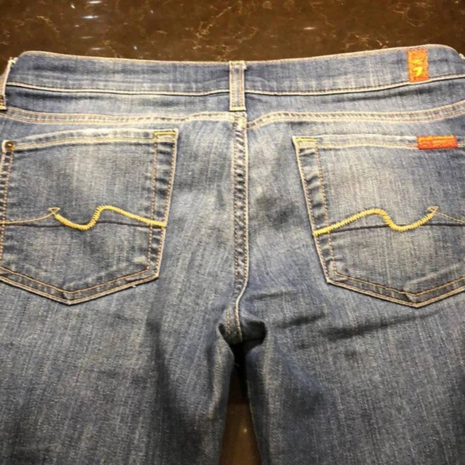 7 For All Mankind Women's Blue Jeans