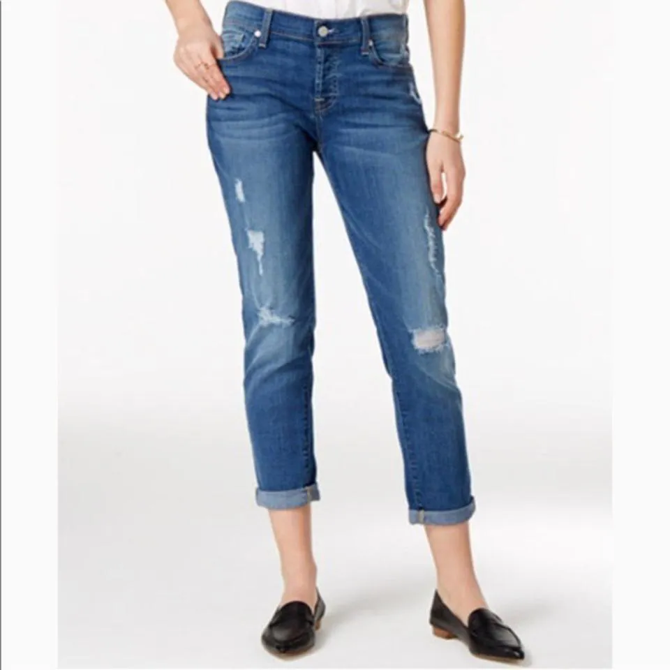 7 For All Mankind Women's Blue Jeans