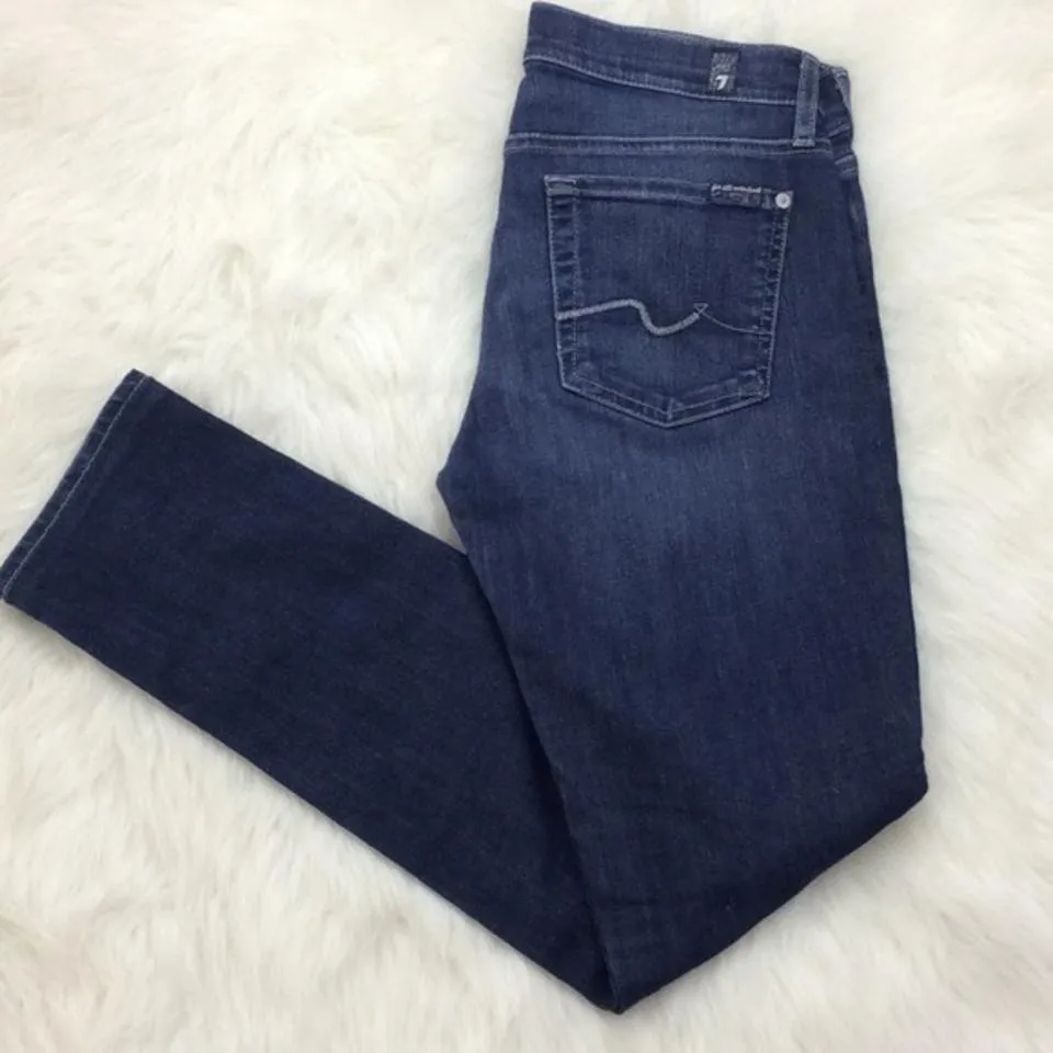 7 For All Mankind Women's Blue Jeans