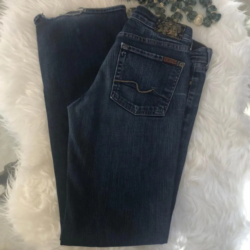 7 For All Mankind Women's Blue Jeans