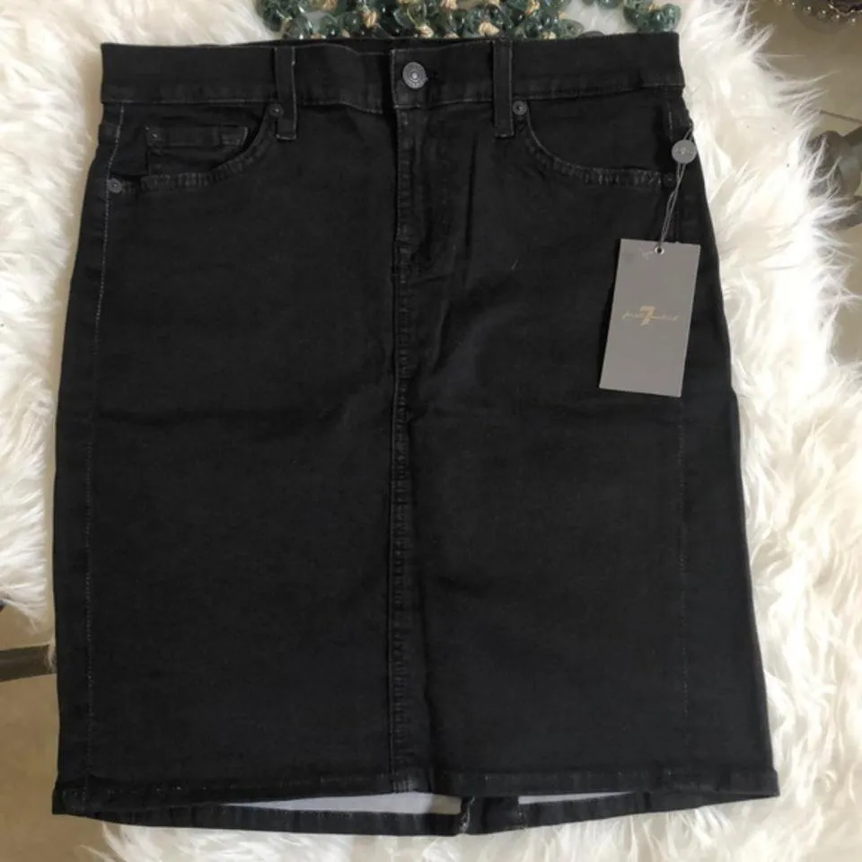 7 For All Mankind Women's Black Jeans