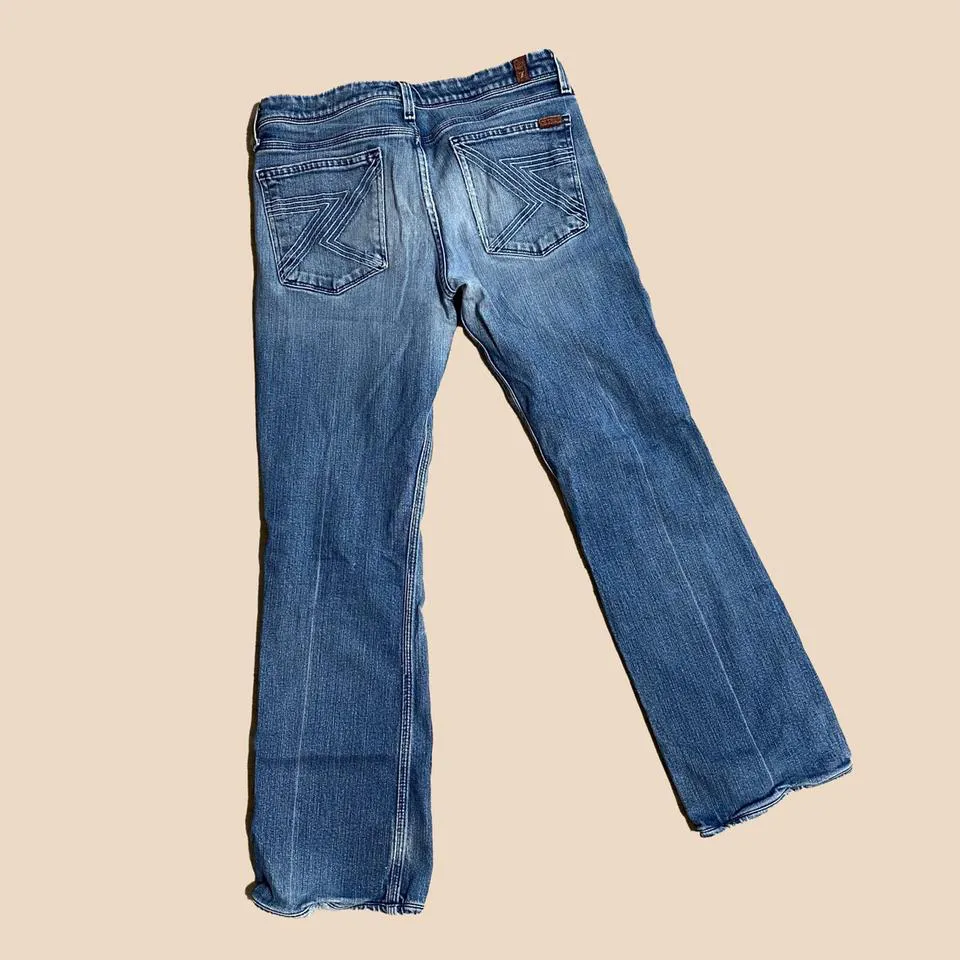 7 For All Mankind Women's Blue Jeans