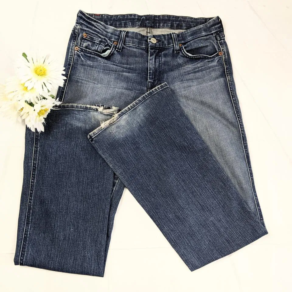 7 For All Mankind Women's Blue Jeans