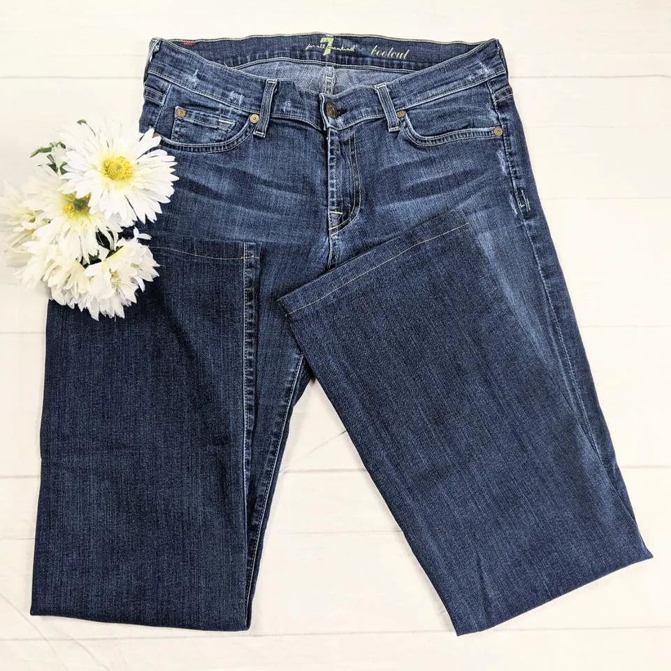 7 For All Mankind Women's Blue Jeans