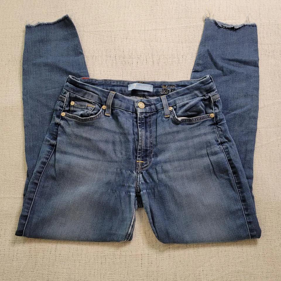 7 For All Mankind Women's Blue Jeans