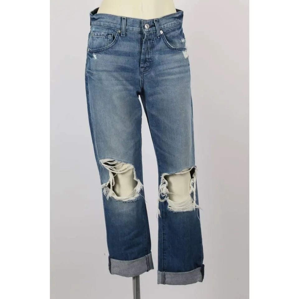 7 For All Mankind Women's Blue Jeans