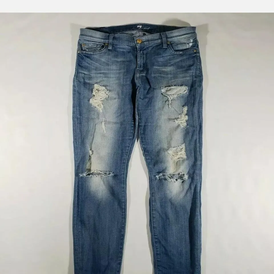 7 For All Mankind Women's Blue Jeans