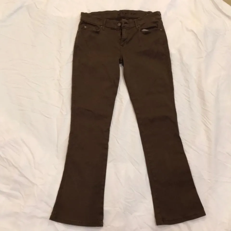 7 For All Mankind Women's Brown Jeans