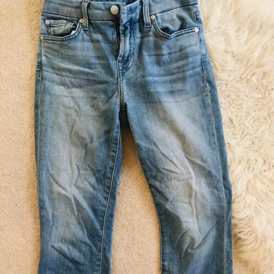 7 For All Mankind Women's Blue Jeans