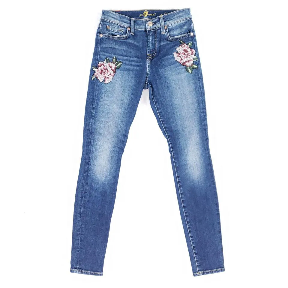 7 For All Mankind Women's Blue Jeans