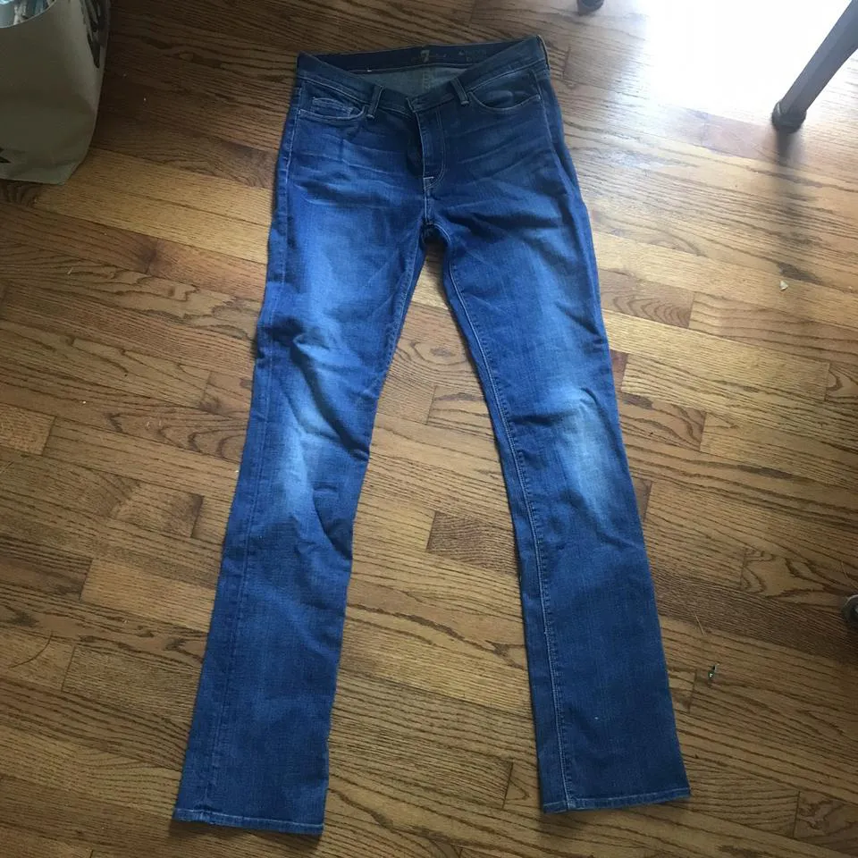 7 For All Mankind Women's Blue Jeans