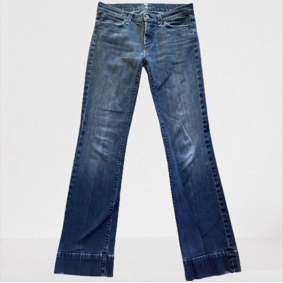 7 For All Mankind Women's Navy Jeans