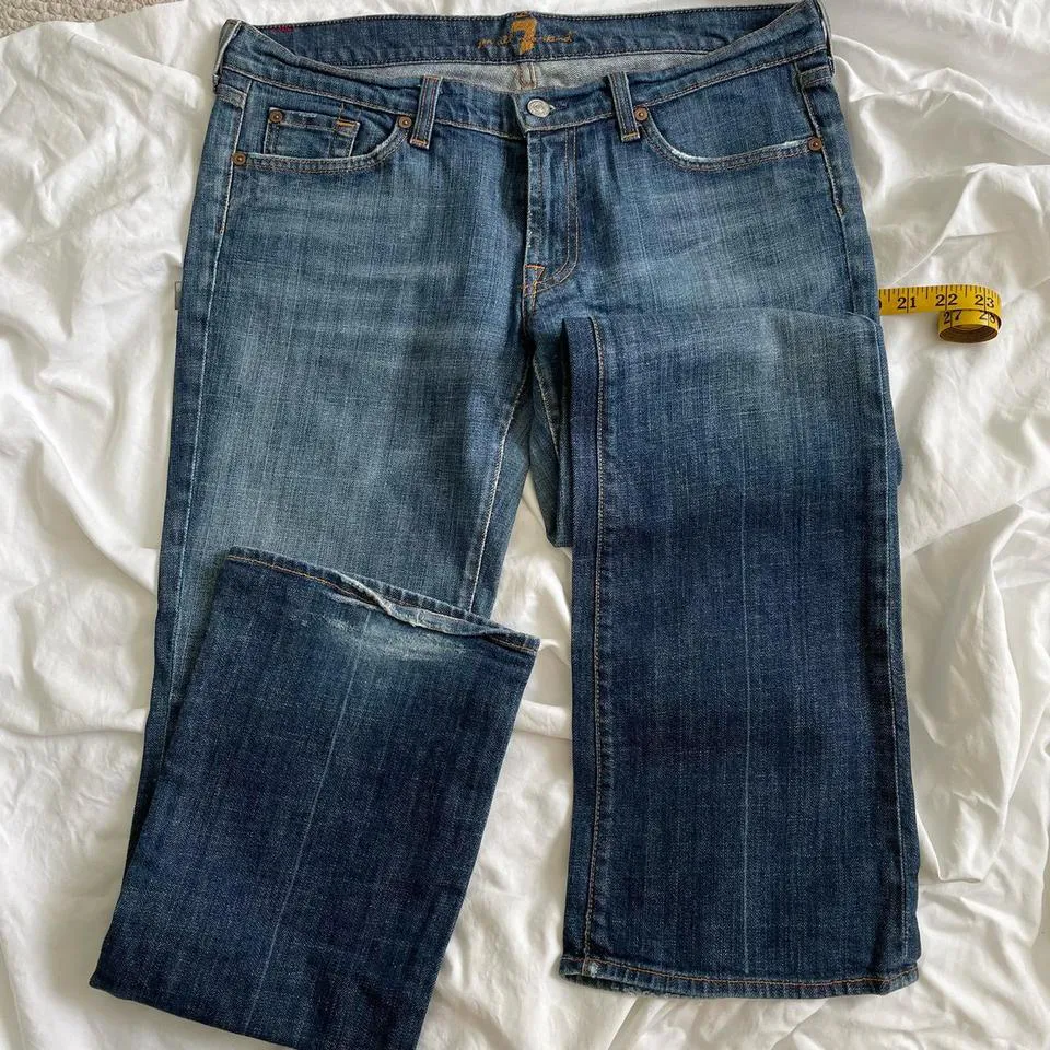 7 For All Mankind Women's Blue Jeans