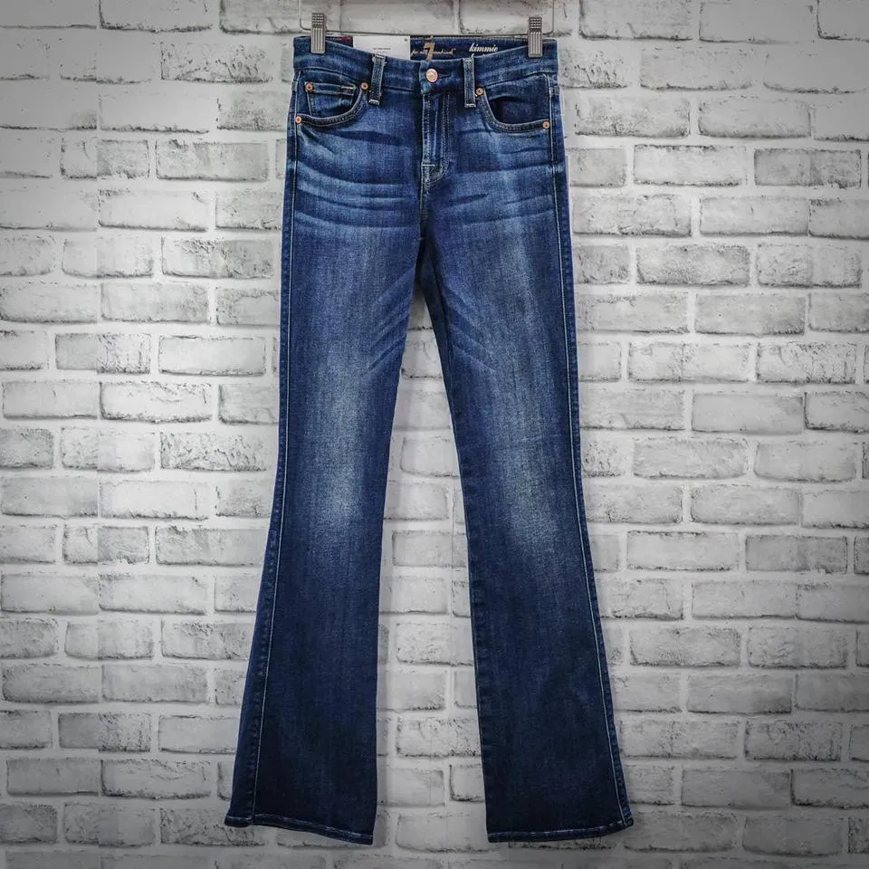 7 For All Mankind Women's Blue Jeans
