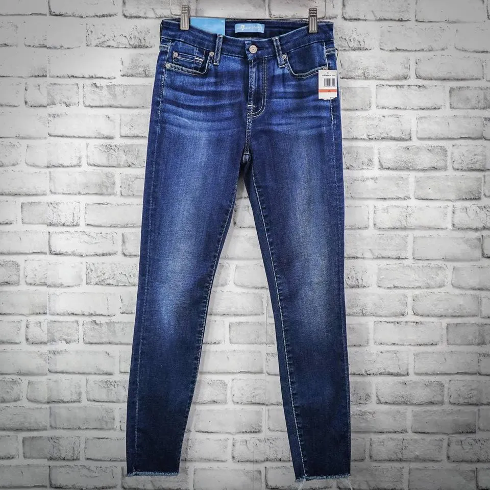 7 For All Mankind Women's Blue Jeans