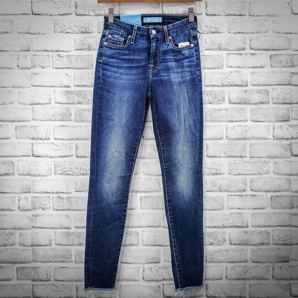 7 For All Mankind Women's Blue Jeans