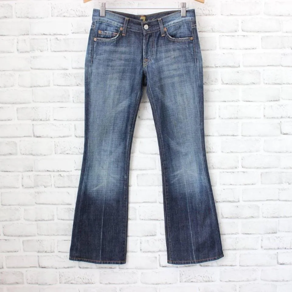7 For All Mankind Women's Blue Jeans