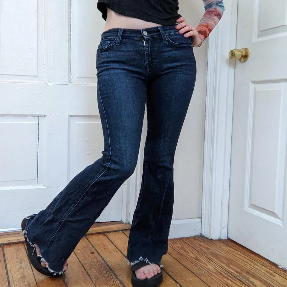7 For All Mankind Women's Navy Jeans