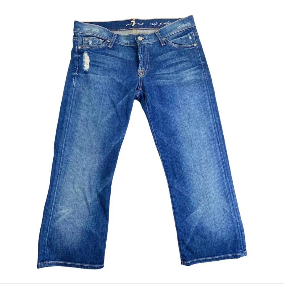 7 For All Mankind Women's Blue Jeans