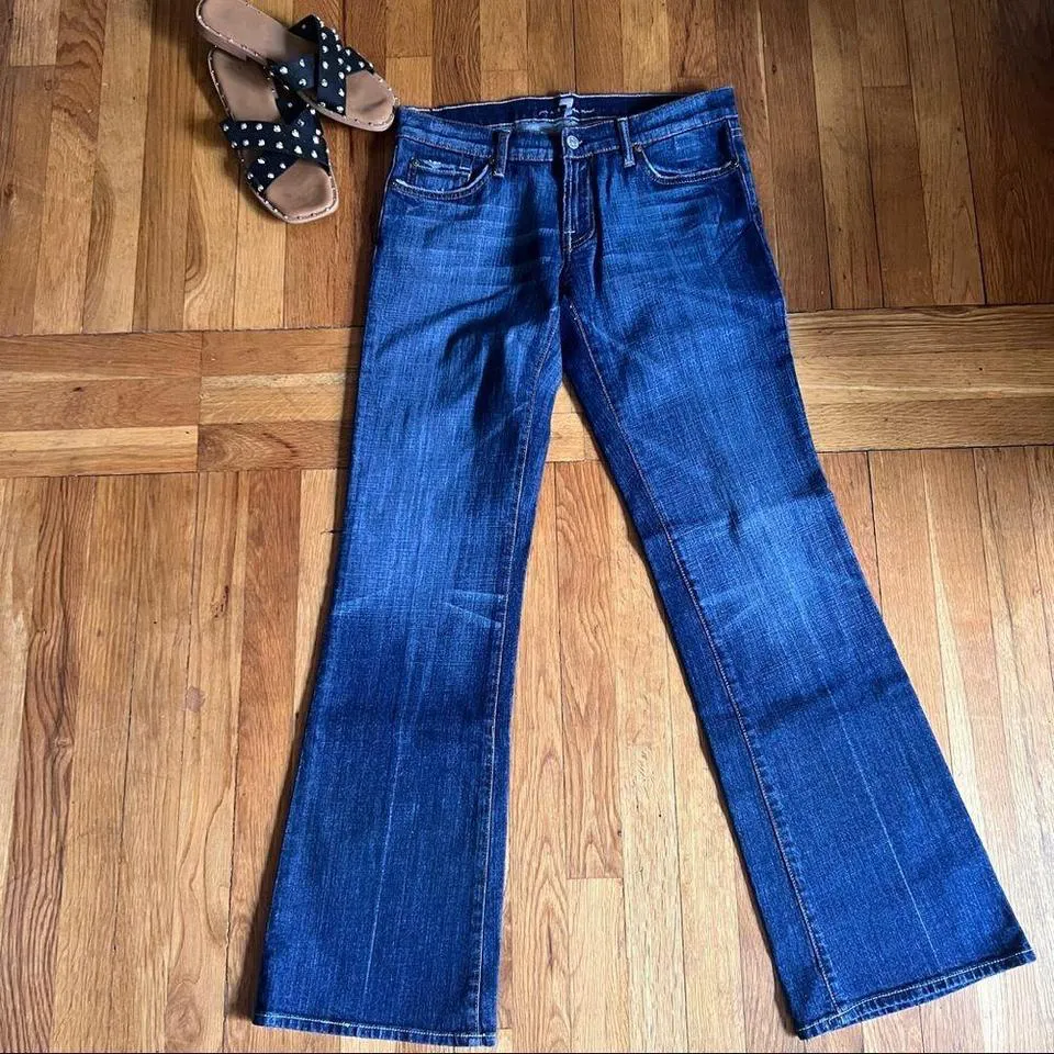 7 For All Mankind Women's Blue Jeans