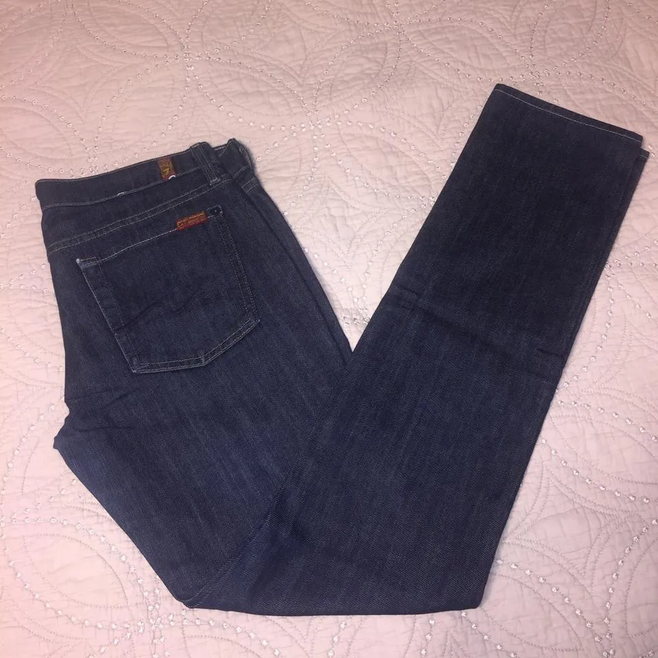7 For All Mankind Women's Blue Jeans