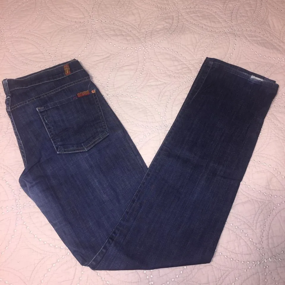 7 For All Mankind Women's Blue Jeans