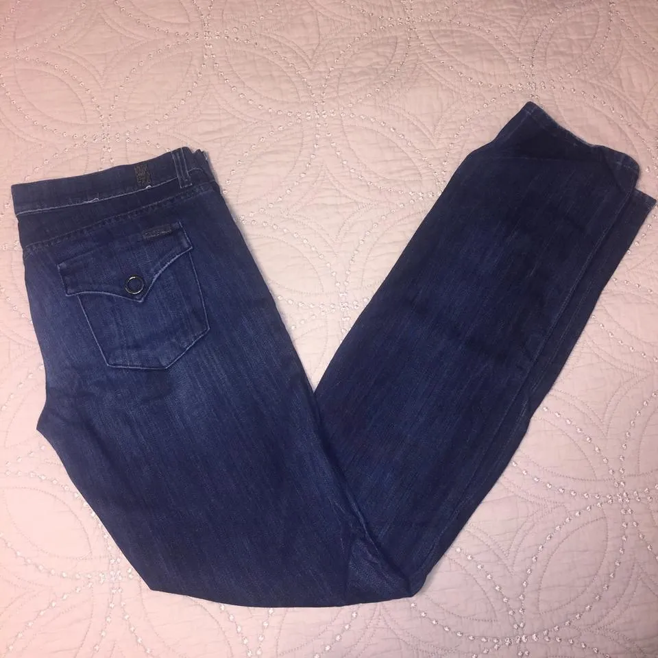 7 For All Mankind Women's Blue Jeans