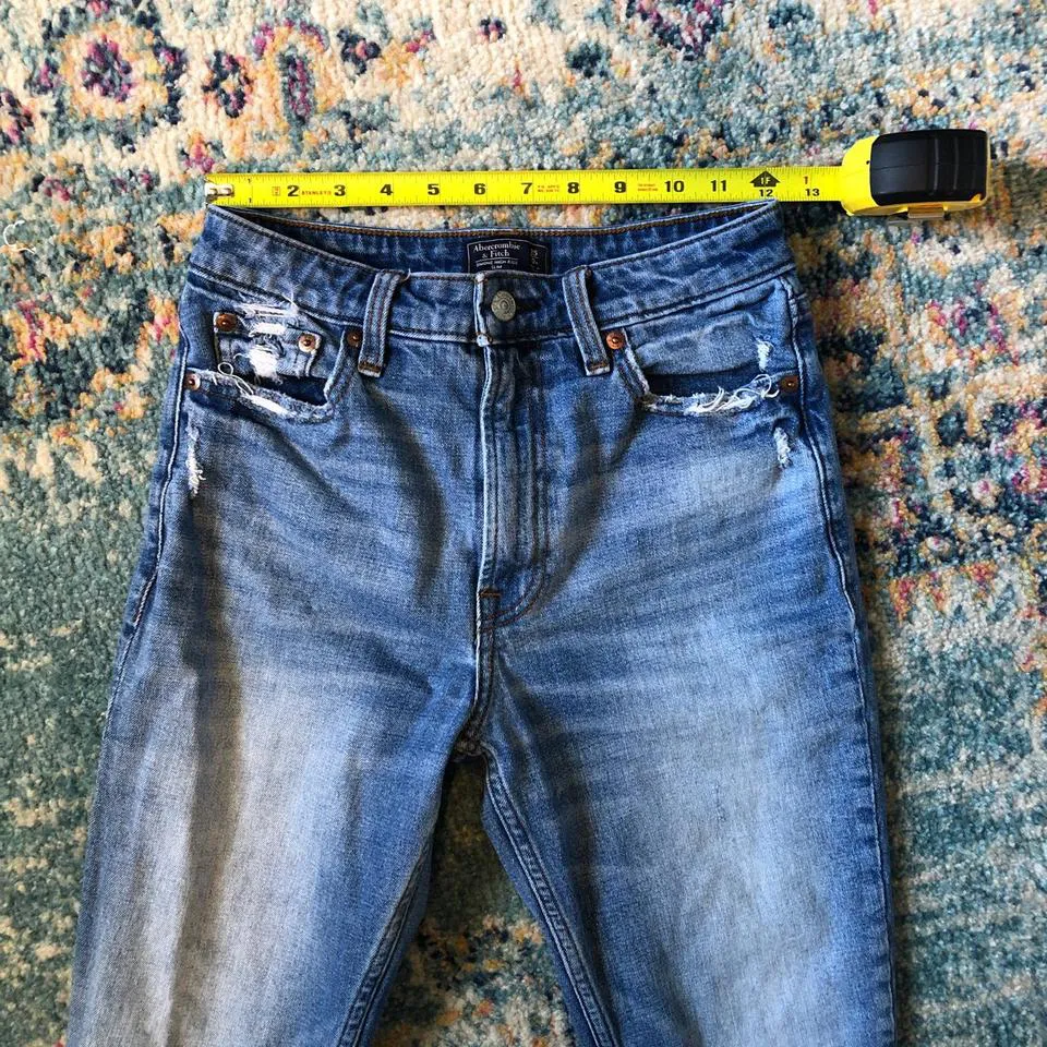 Abercrombie & Fitch Women's Blue Jeans