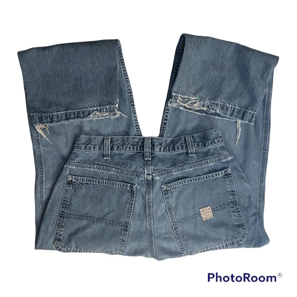 Abercrombie & Fitch Women's Blue and Navy Jeans