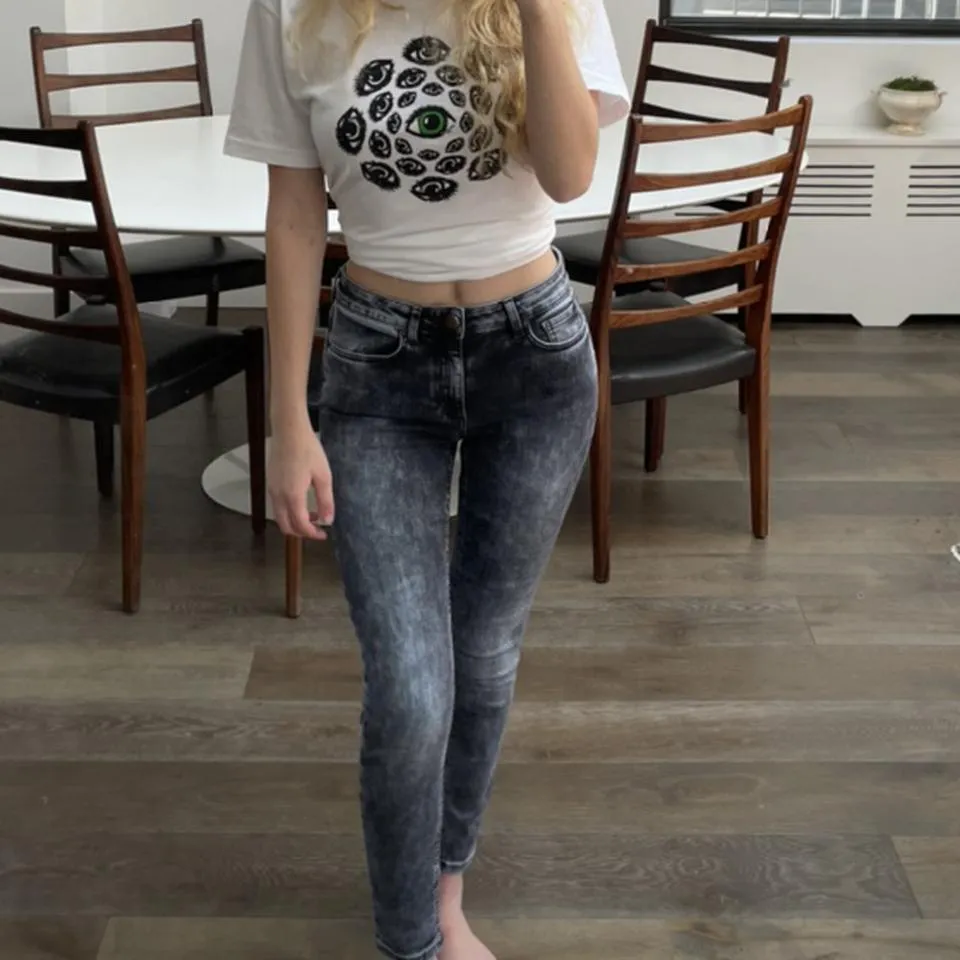 Acne Studios Women's Grey Jeans