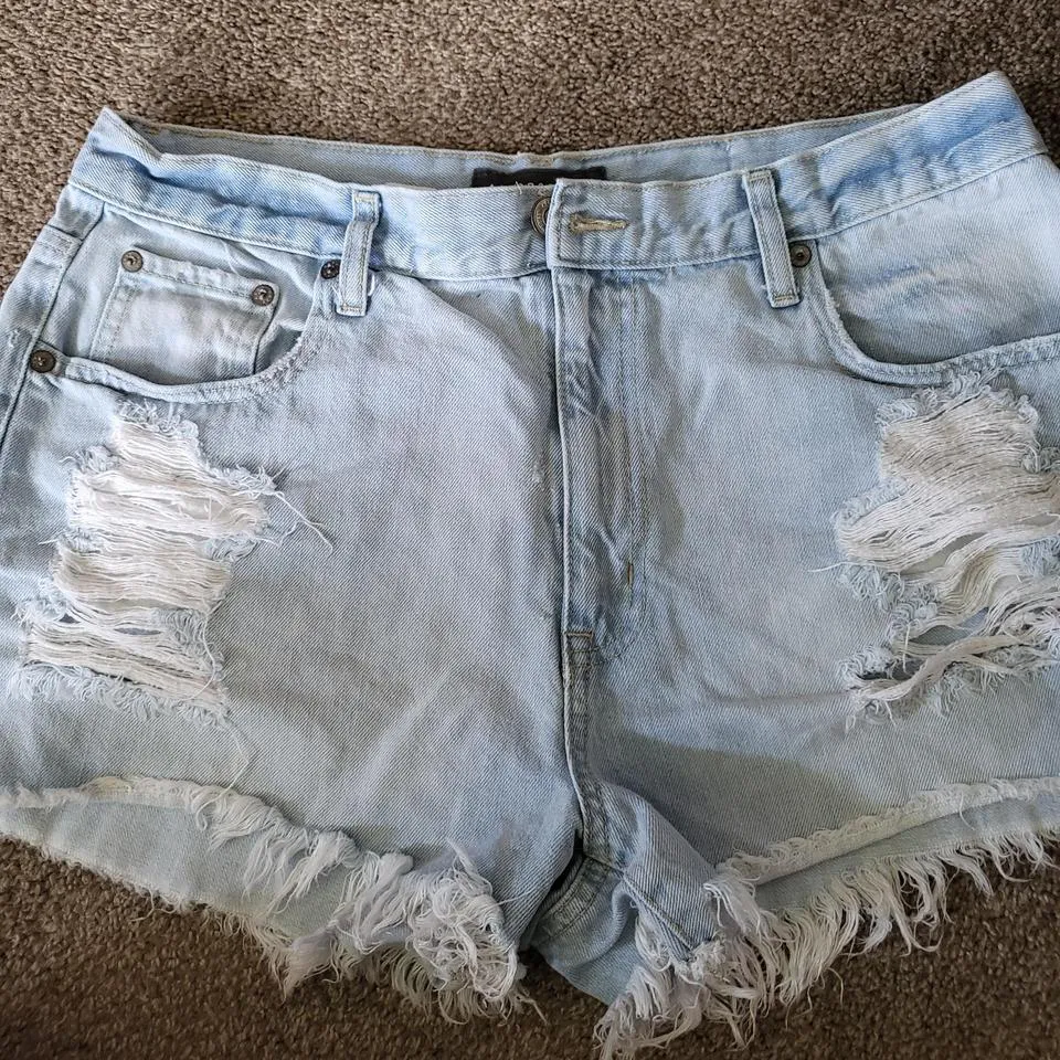 Aeropostale Women's Blue and White Jeans