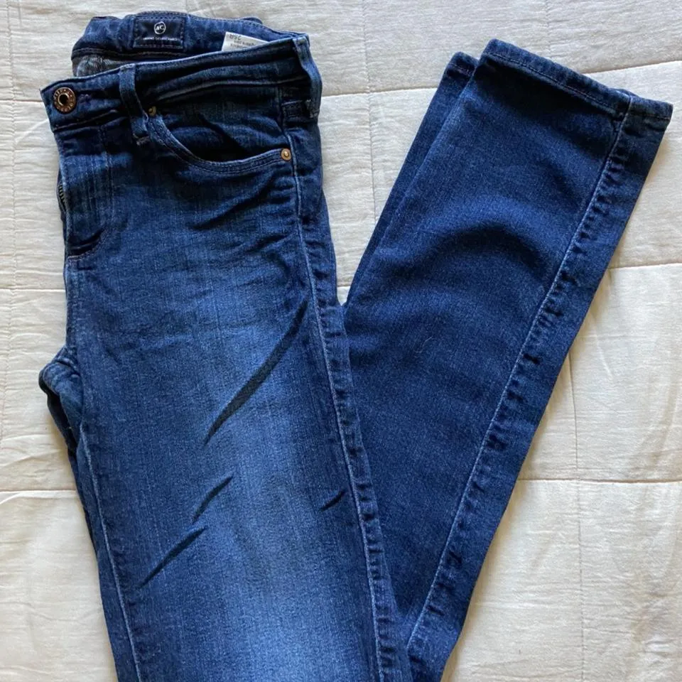 AG Jeans Women's Navy and Blue Jeans