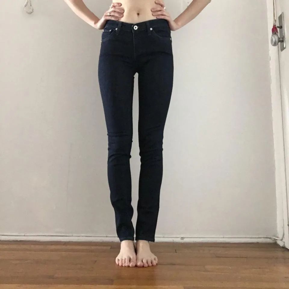 AG Jeans Women's Navy and Blue Jeans