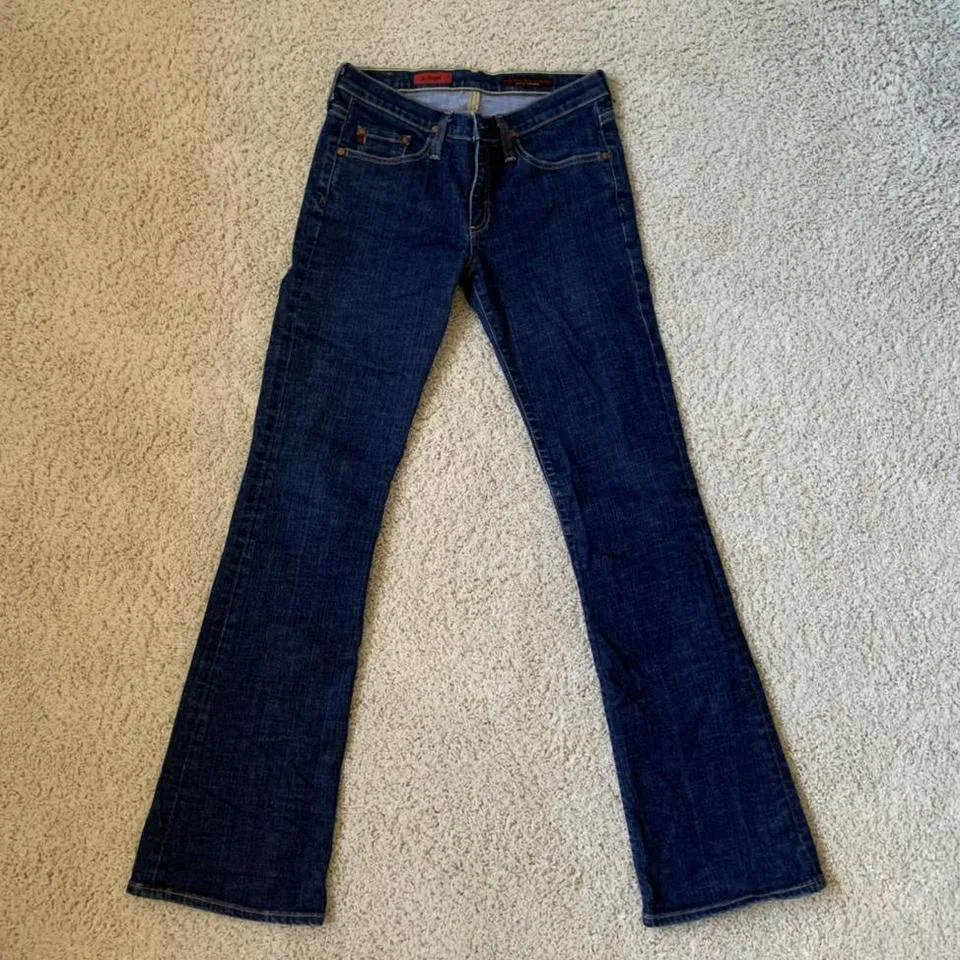 AG Jeans Women's Blue and Navy Jeans