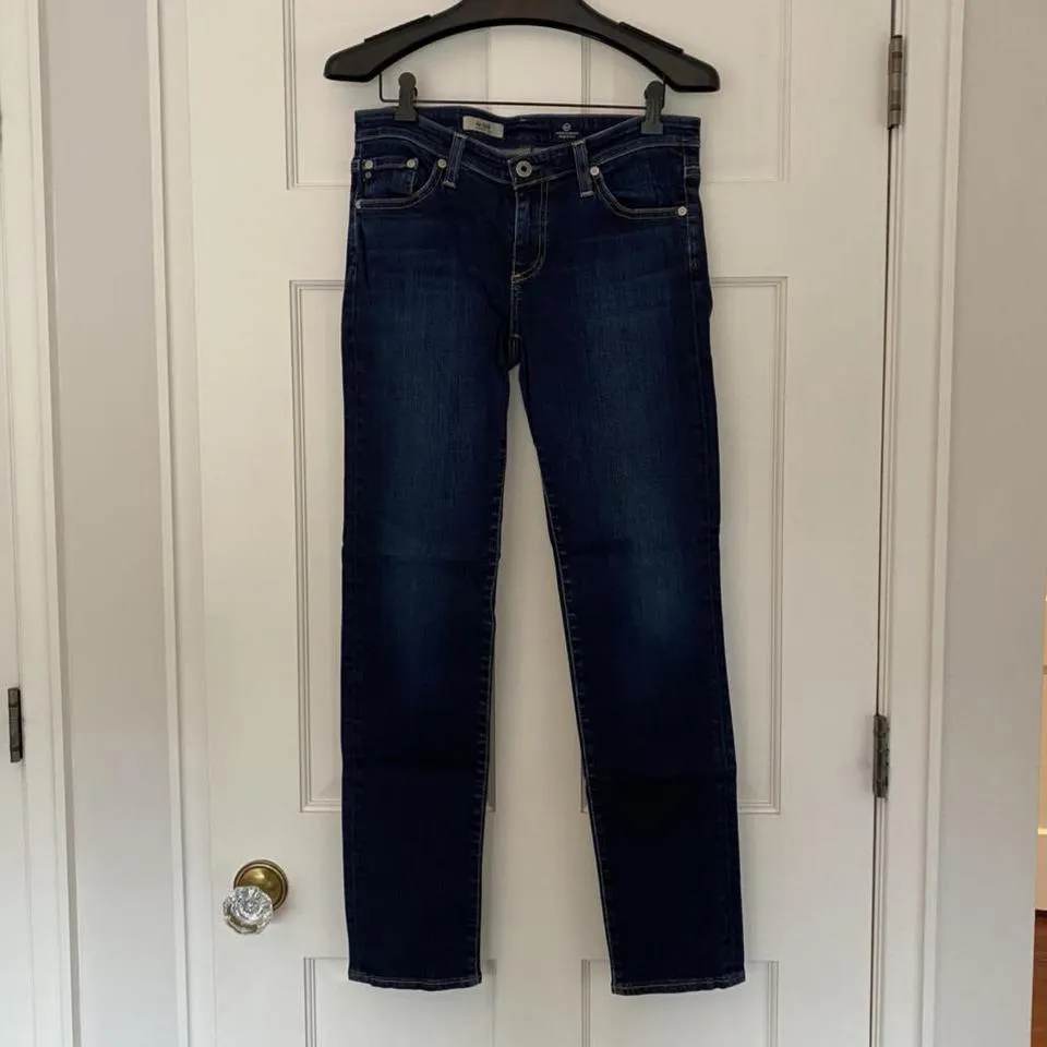 AG Jeans Women's Blue and Navy Jeans