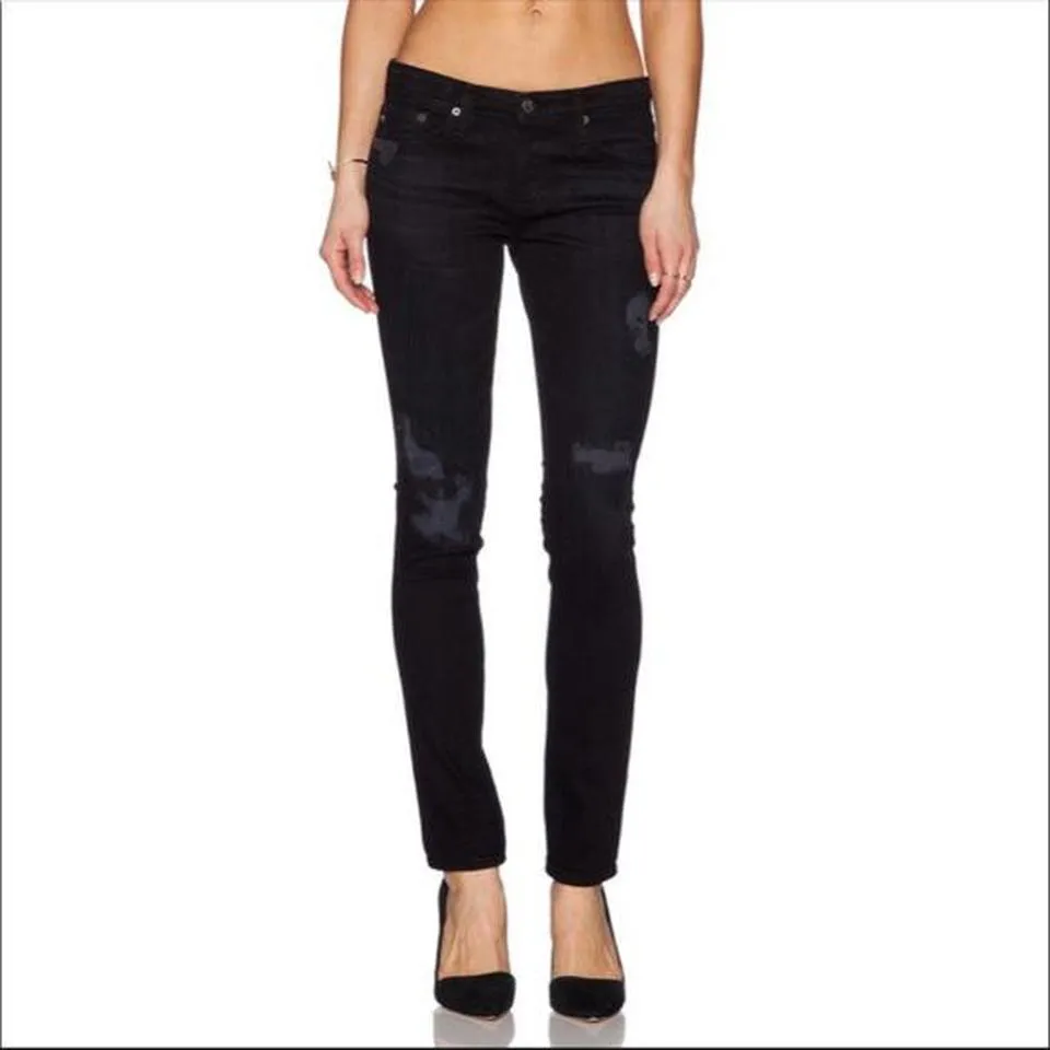 AG Jeans Women's Grey and Black Jeans